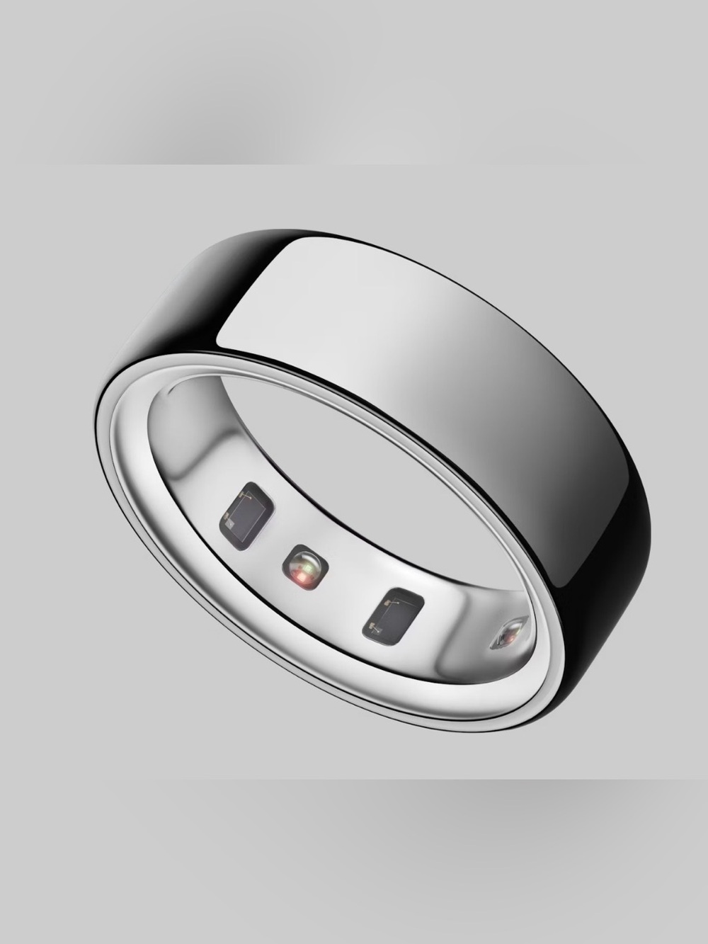 Oura Silver Smart Ring Charger Cap